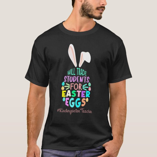 T-shirt Un Enseignant Du Jardin D'Enfants Fera Le Commerce (Devant)