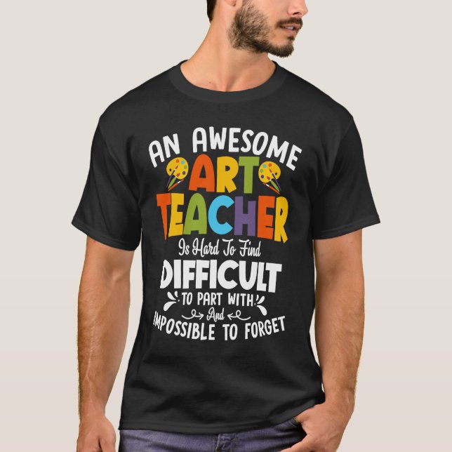 T-shirt Un Enseignant Génial Est Difficile De Trouver Des  (Devant)