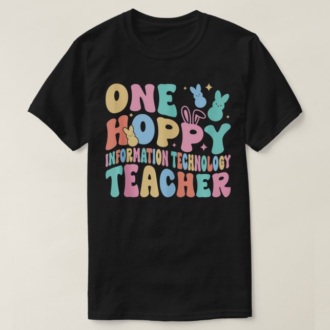 T-shirt Un Enseignant Hoppy en Technologies de l'Informati (Design devant)