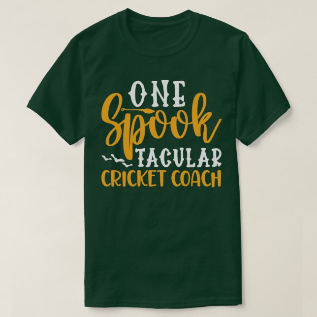 T-shirt Un Entraîneur Taculaire De Cricket Parlé (Design devant)
