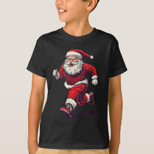 T-shirt Un Équipement De Père Noël Pour Jogging Et Xmas