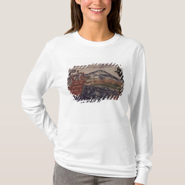 T-shirt Un espion indien observe (Devant)