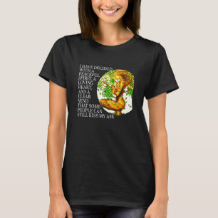 T-shirt Un Esprit Pacifique Un Coeur Amoureux Et Un Esprit