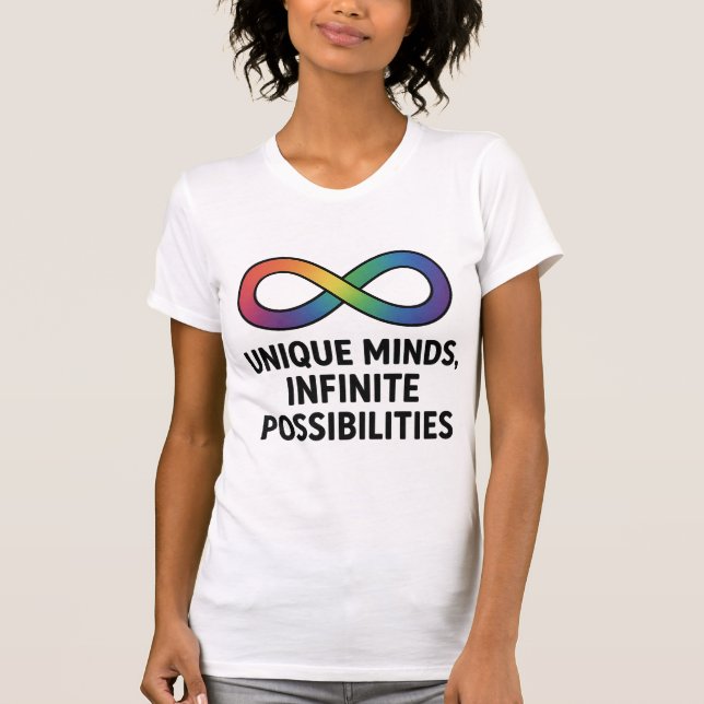 T-shirt Un esprit unique, des possibilités infinies tee -  (Devant)