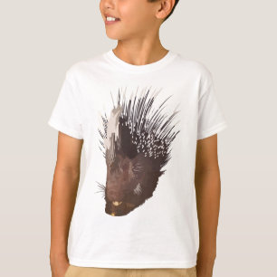 T-shirt Un est pour le porc-épic de race africaine
