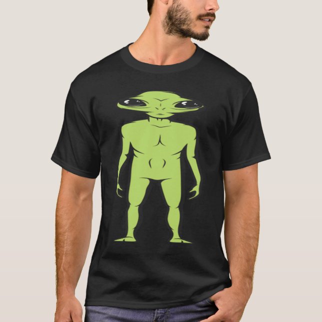 T-shirt Un extraterrestre juste debout là (Devant)