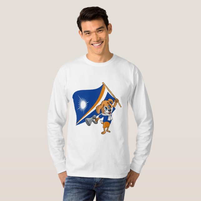 T-shirt Un Fan Dog marshallais (Devant entier)