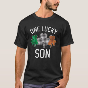 T-shirt Un fils chanceux St. Patrick's Day drapeau irlanda