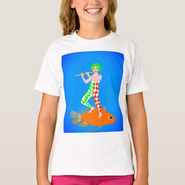 T-shirt Un flûtiste (Devant)