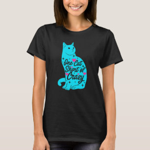T-shirt Un Fou Graphique Chat Propriétaire De Chat Animaux