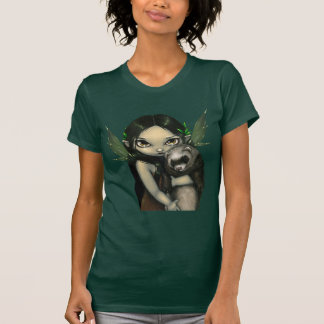T-shirt Un furet et sa chemise féerique