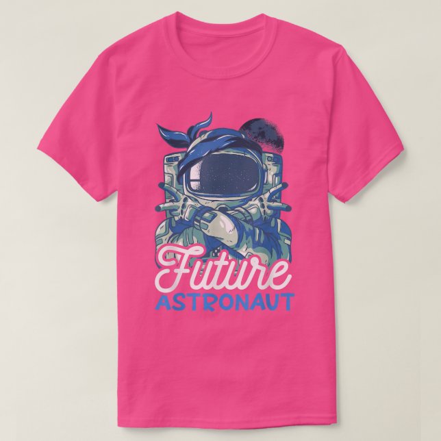 T-shirt Un futur astronaute pour les astronautes  (Design devant)