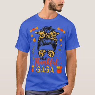 T-shirt Un Gaga Remercié Grand-mère Leopard Messy Automne
