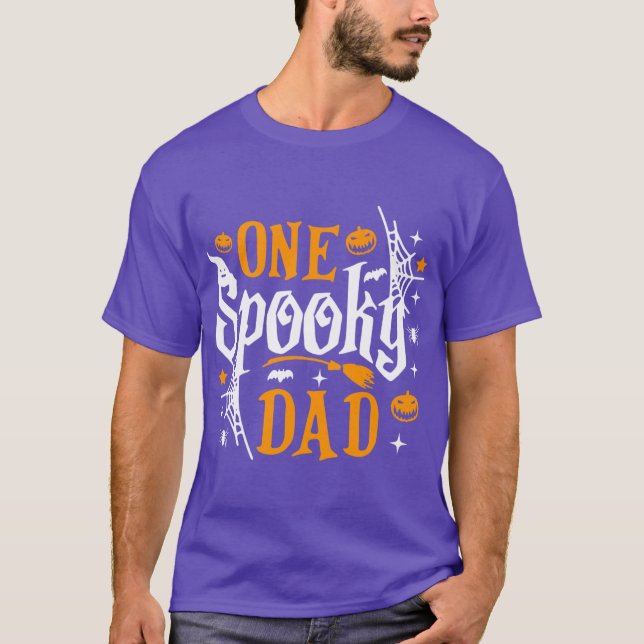 T-shirt Un garçon papa effrayant (Devant)