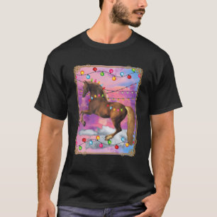 T-shirt Un Garçon Qui Aime Les Chevaux Noël Anniversaire W