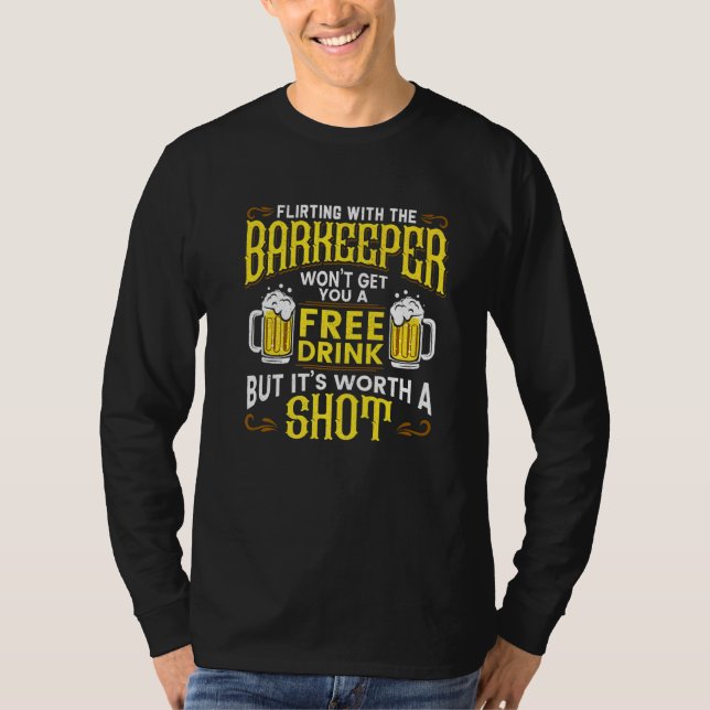 T-shirt Un Gardien Est Juste Un Pharmacien Bartender Bar F (Devant)