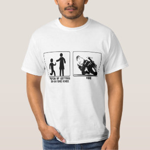 T-shirt Un genou