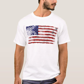 T-shirt Un genre différent de Pin #2 de drapeau
