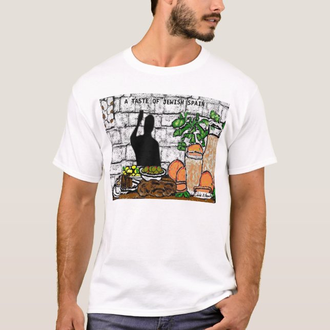 T-shirt Un goût de chemise juive de l'Espagne (Devant)