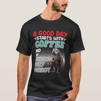 T-shirt Un Grand Jour De St Avec Café Et Mon Manteau De Pe