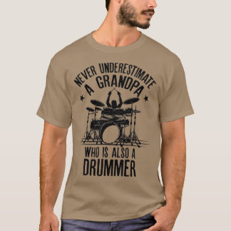 T-shirt Un Grand-Père Qui Est Aussi Un Drummer Citation Dr