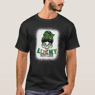 T-shirt Un Greffier Lucky Peims Bleached Messy Bun St Patr