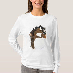 T-shirt Un griffon tenant un cerf commun dans son bec