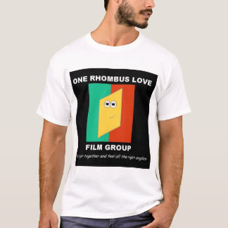 T-shirt Un groupe de film d'amour de losange