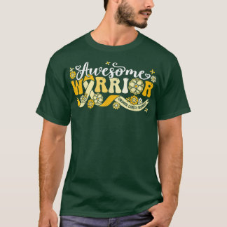 T-shirt Un guerrier formidable Soutien à la sensibilisatio