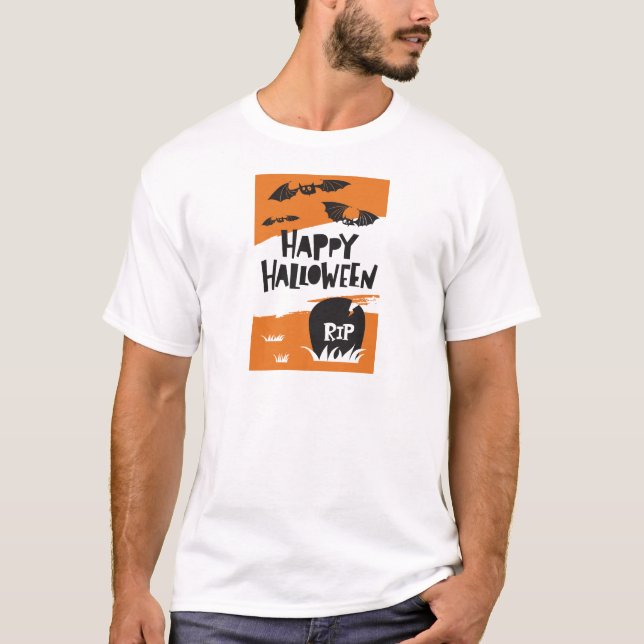 T-shirt Un Halloween sympa et amusant (Devant)