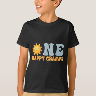 T-shirt Un heureux papy de l'anniversaire Premier tour aut