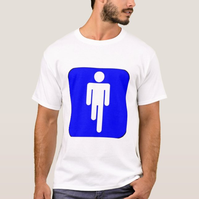 T-shirt un homme à jambes (Devant)