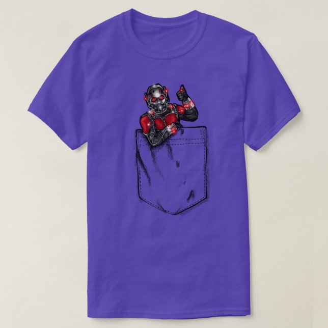T-shirt Un homme à la fourmi (Design devant)