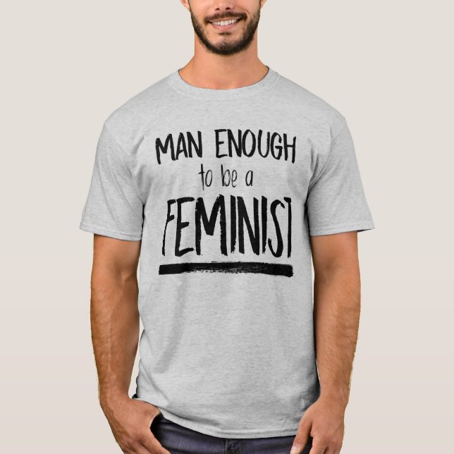 T-SHIRT UN HOMME ASSEZ FÉMINISTE (Devant)