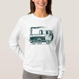 T-shirt Un homme et son train - Dk Green