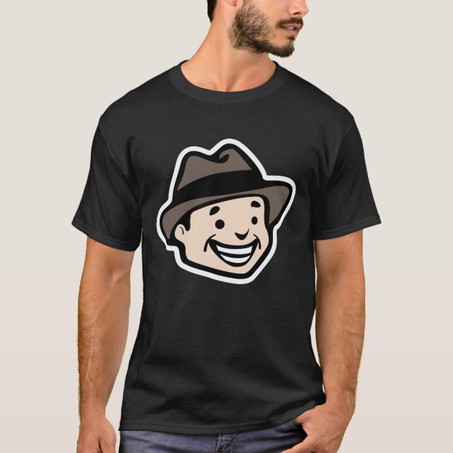 T-shirt Un homme heureux (Devant)