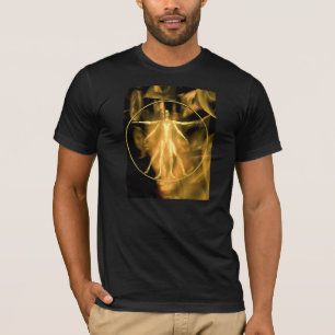 T-shirt Un homme vetruvien d'or