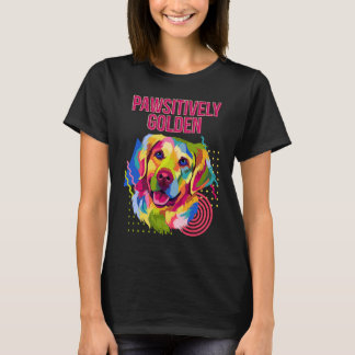 T-shirt Un Humour rétrificateur doré et péjoratif