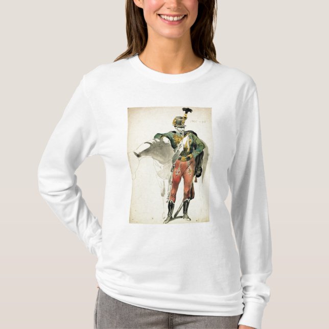 T-shirt Un hussard du 9ème régiment (Devant)