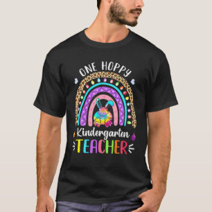 T-shirt Un instituteur de jardin d'enfants Hoppy Jour de P