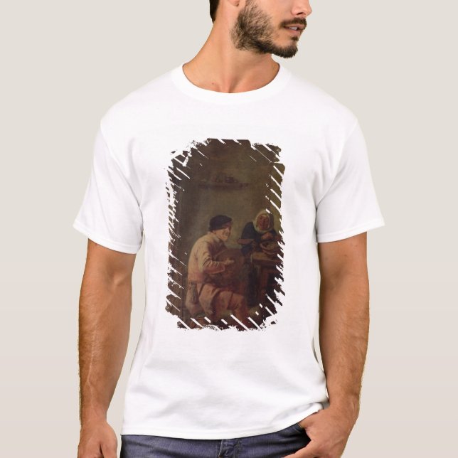 T-shirt Un intérieur avec des figures (Devant)