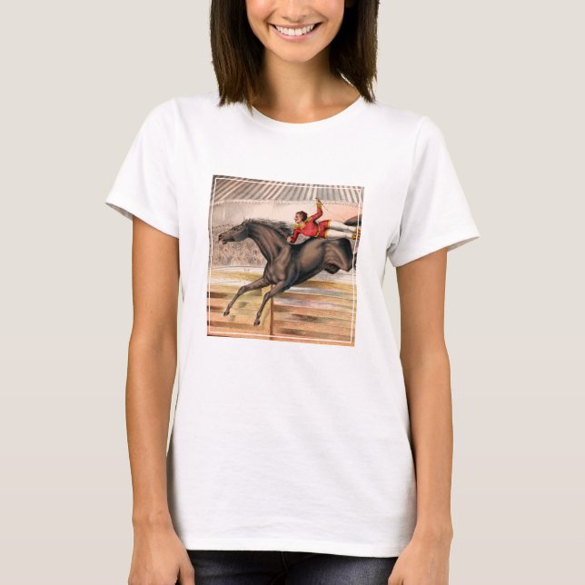 T-shirt Un Interprète De Cirque À Cheval De Voûte (Devant)