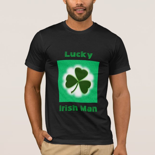 T-shirt Un Irlandais chanceux (Devant)