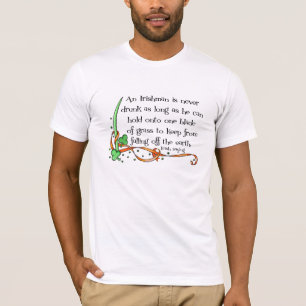 T-shirt Un Irlandais n'est jamais… chemise ivre