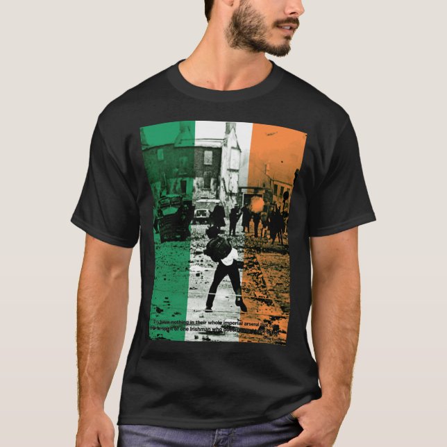 T-shirt Un Irlandais qui ne veut pas être brisé (Devant)