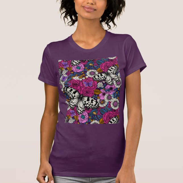 T-shirt Un jardin coloré II (Devant)