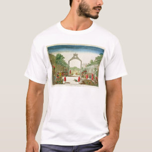 T-shirt Un jardin du marché à une des portes de Paris