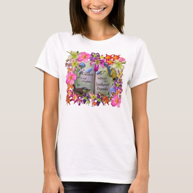 T-shirt Un jardin n'est pas complet… (Devant)