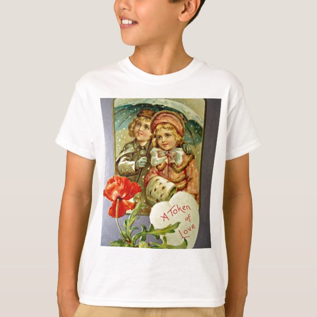 T-shirt Un jeton d'amour (Devant)