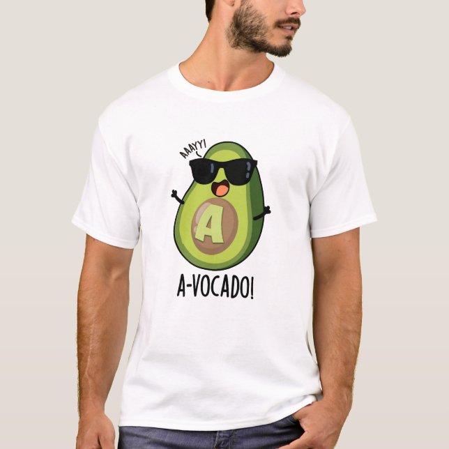 T-shirt Un jeu d'Avocado amusant à vocado (Devant)
